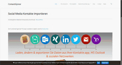 Desktop Screenshot of contactssyncer.com